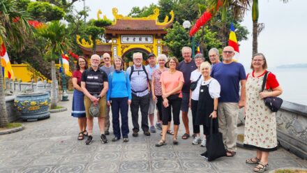 Myrrl & friends in Tran Quoc Buddhist Temple